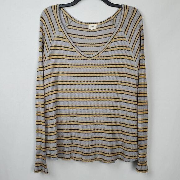 BKE Medium Striped Super Stretch Top - Picture 1 of 6
